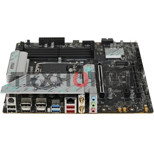 Материнская плата MSI B760M GAMING PLUS WIFI, LGA 1700, Intel B760, 4xDIMM DDR5, 4xSATA, 2xM.2, 1xPCI-E 4.0 x16, 1xPCI-E 3.0 x1, 2xHDMI, 2xDP, 1x 2.5Gb LAN, 2xUSB-A 3.2 Gen 2, 4xUSB 2.0, Micro-ATX