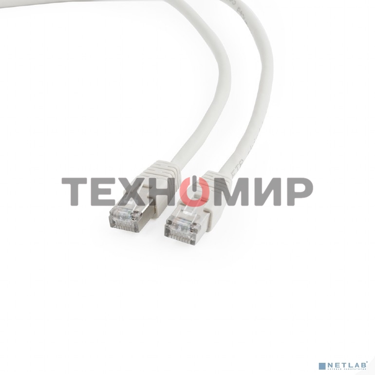 Патч-корд FTP Cablexpert cat.6, 20м, литой, многожильный, серый