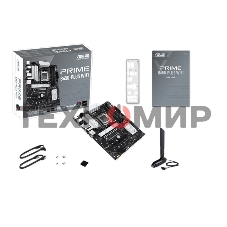 Материнская плата ASUS PRIME B650-PLUS WIFI, AM5, AMD B650, 4xDDR5, 4xSATA, 2xM.2, 1xPCIe 4.0 x16, 2xPCIe 4.0 x1, 1xDP, 1xHDMI, 1x2.5Gb LAN, Wi-Fi 6E, Bluetooth 5.3, 4xUSB-A 10Gbps, 2xUSB-A 5Gbps, 2xUSB-A 2.0, 5x3.5 мм, 7.1, ATX
