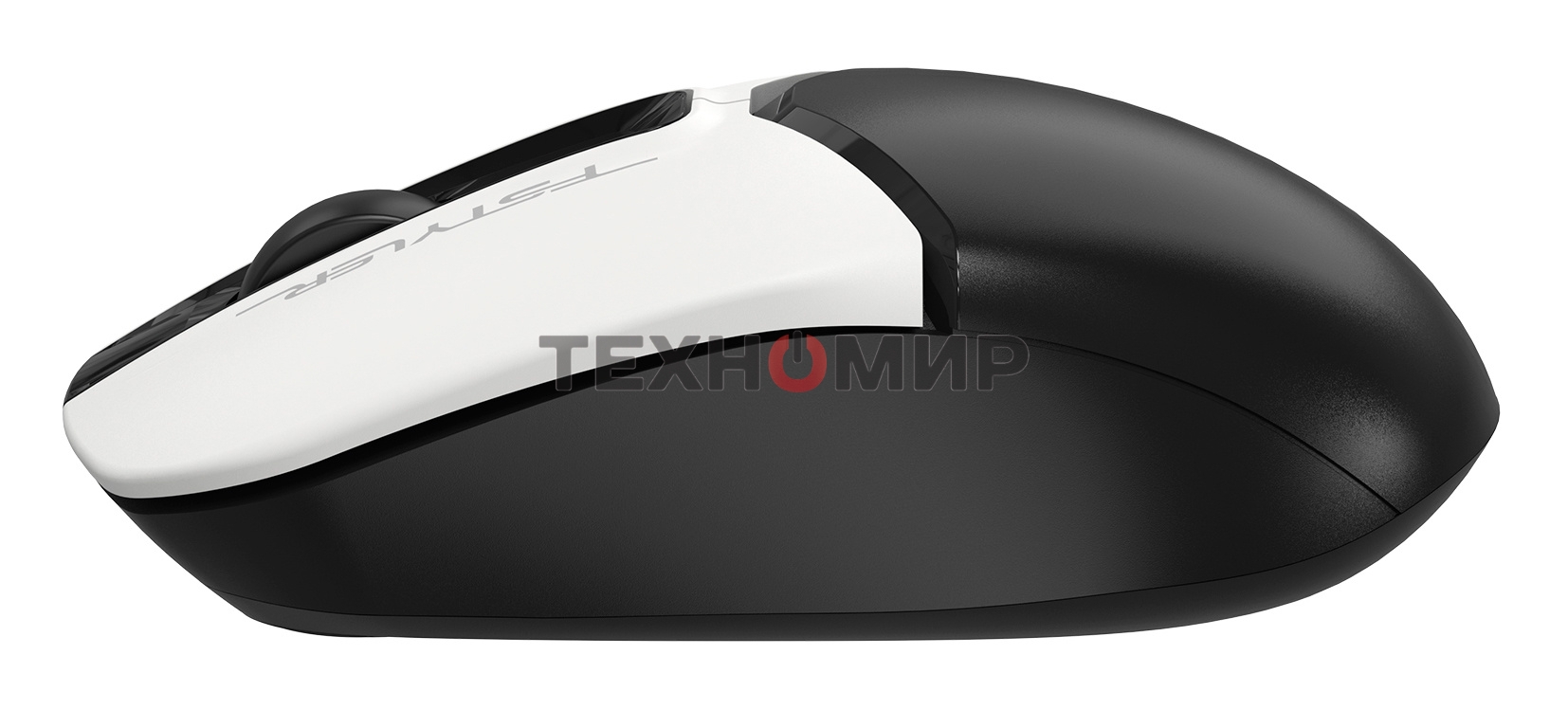 Мышь беспроводная A4Tech Fstyler FG12 белый/черный, 1200 dpi, радиоканал, USB, кнопки - 3