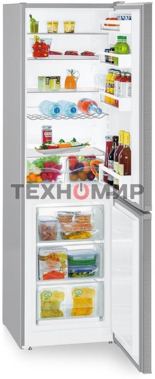 Холодильник Liebherr CUefe 3331-26 001 нержавеющая сталь двухкамерный 212/84л морозилка снизу