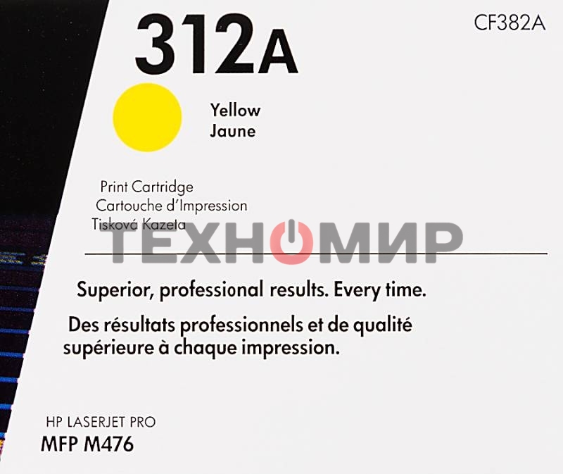 Тонер Картридж HP 312A CF382A желтый для HP CLJ Pro M476 (2400 стр.)