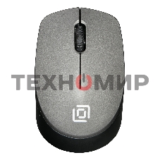 Мышь беспроводная Oklick 486MW серый/черный, 1000 dpi, радиоканал, USB, кнопки - 3