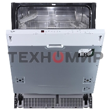 Встраиваемая посудомоечная машина Evelux BD 6000, белый, 59.8 см, 13 компл., 55 дБ, класс A++