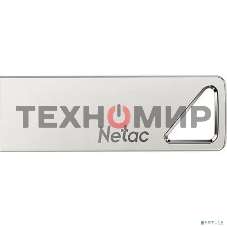 Флешка USB Netac U326 (NT03U326N-004G-20PN), 4Gb, USB 2.0, R/W 50/15, серебристый