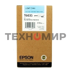 Картридж струйный Epson C13T603500 светло-голубой для Epson St Pro 7800/9800/7880/9880 (220мл)