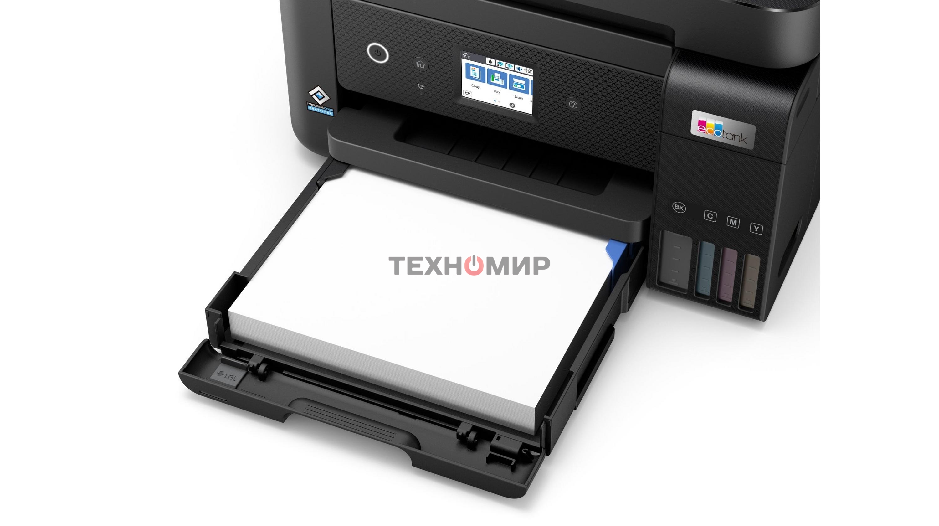 МФУ струйное Epson L6290, (C11CJ60505/C11CJ60405/C11CJ60507/C11CJ60408/C11CJ60406), А4, цветной, печ. до 15/8.5 стр/мин., 4800x1200 dpi (печ.), 1200 x 2400 dpi (скан.), Wi-Fi, Ethernet, USB