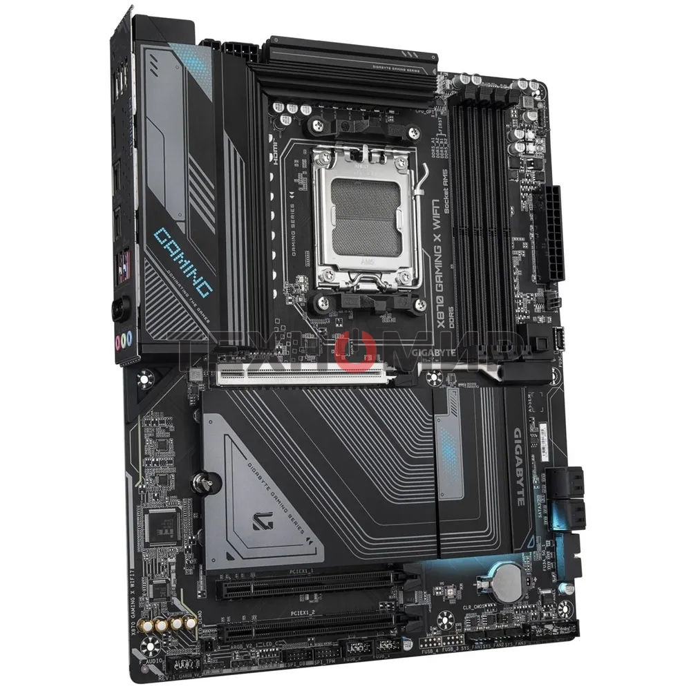 Материнская плата Gigabyte X870E AORUS ELITE WIFI7, AM5, AMD X870E, 4xDDR5, 4xSATA, 4xM.2, 1xPCI-E 5.0 x16, 1xPCI-E 4.0 x4, 1xPCI-E 3.0 x4, 1xHDMI, 1x 2.5Gb LAN, 4xUSB-A 3.2 Gen 1, 2xUSB-A 3.2 Gen 2, 4xUSB-A 2.0, 2xUSB-C 4.0, 2x3.5 мм, 7.1, ATX