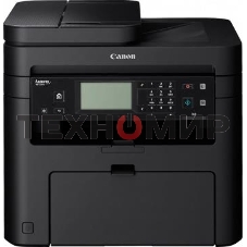 МФУ лазерное Canon i-Sensys MF237W (1418C105/1418C121/1418C122/1418C169/1418C161/1418C113/1418С030/1418C031), A4, ч/б, печ. до 23 стр/мин., 1200 x 1200 dpi (печать) 600x600dpi (скан.), USB, RJ-45, Wi-Fi