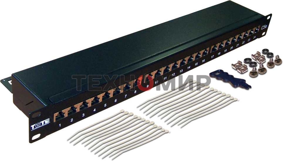 Патч-панель Lanmaster TWT-PP24STP/6 19