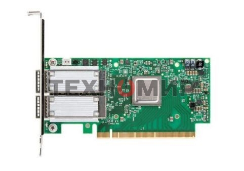Сетевая карта Infiniband ConnectX®-5 Ex VPI adapter card, EDR IB (100Gb/s) and 100GbE, dual-port QSFP28, PCIe4.0 x16, tall bracket