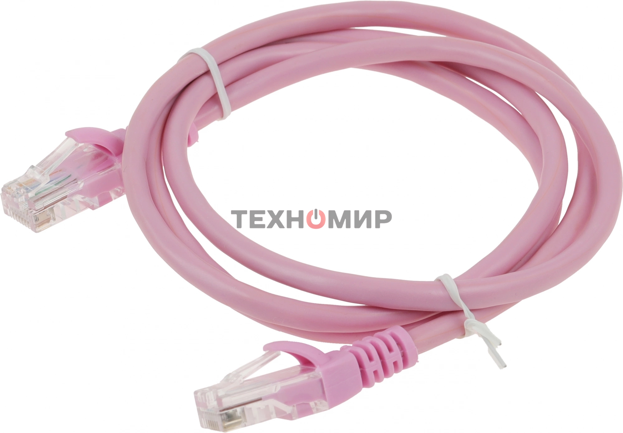 Патч-корд UTP Cablexpert PP12-1m cat.5e, 1м, литой, многожильный, розовый