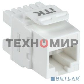 Модуль Keystone Jack кат. 5E UTP 110 IDC 180 град. CS1-1C5EU-12 ITK