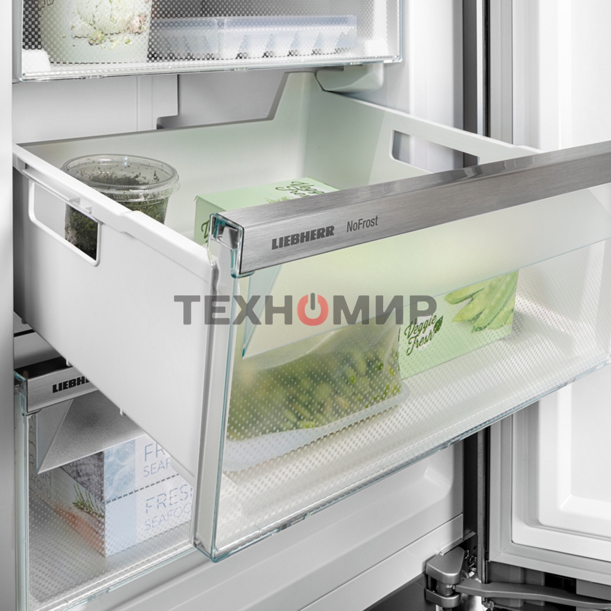 Холодильник Liebherr Комбинация XRFsd 5220-22 001 (SFNsdd 5227-22 001 + SRsdd 5220-22 001) нержавеющая сталь двухкамерный 398/271л морозилка сбоку, No Frost, Side by Side