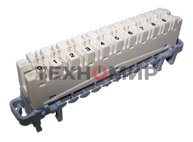 Плинт размыкаемый LSA Profil, Eco, 10 пар, маркировка от 0 до 9