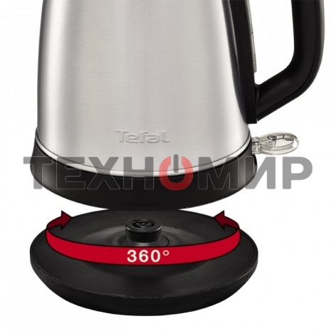Чайник электрический Tefal KI270D30 1.7л. 2400Вт серебристый (корпус: металл)