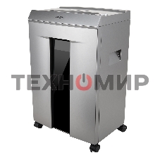 Шредер Deli 9958 серебристый с автоподачей (секр.P-4)/фрагменты/10лист./20лтр./скрепки/скобы