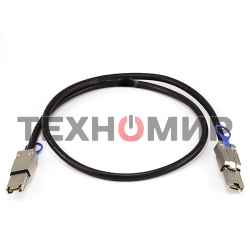 Кабель SAS для QNAP CAB-SAS10M-8088 Кабель mini SAS (SFF-8088), 1 метр