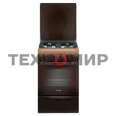Плита газовая Gefest 5100-02 0001 коричневый, конфорок 4 газовых, духовка 52 л, 50 см x 85 см x 58.5 см