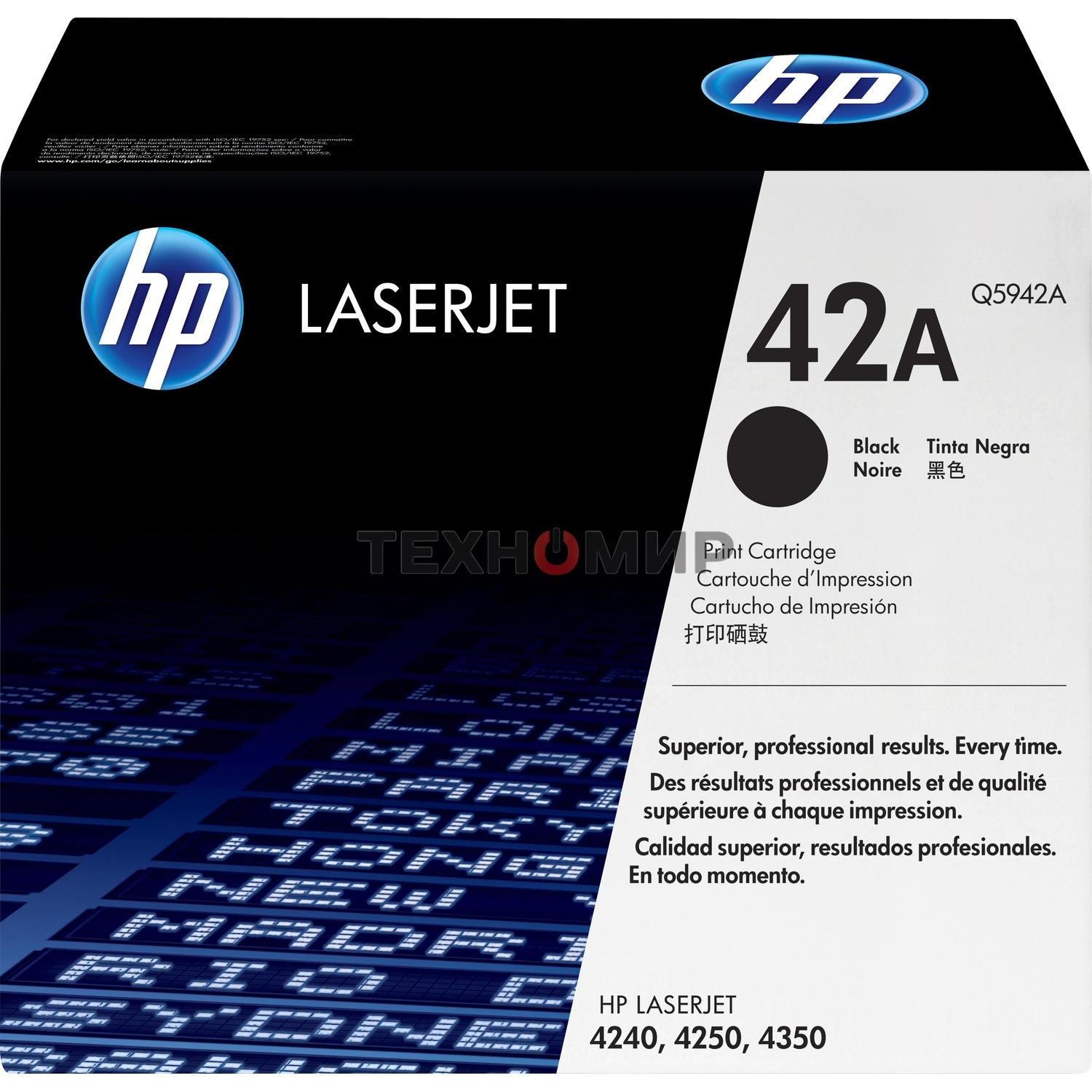 Картридж лазерный HP Q5942A черный для LJ 4250/4350 10 000 стр.
