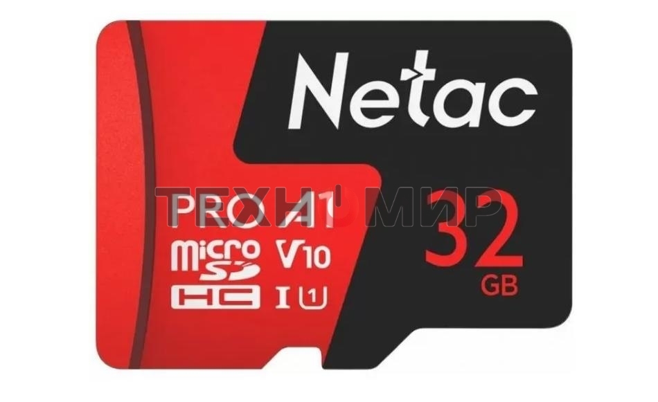 Флеш карта MicroSD card Netac P500 Extreme Pro 32Gb, retail version w/o SD adapter