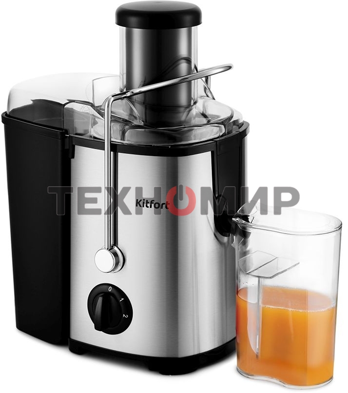 Соковыжималка центробежная Kitfort KT-1116 600Вт стальной