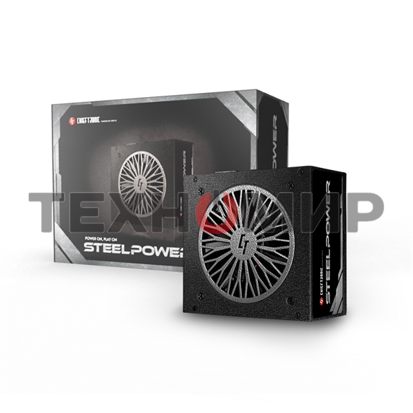 Блок питания Chieftec SteelPower BDK-750FC, 750Вт, 80 PLUS Bronze, 120мм, модульный, черный