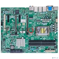 Материнская плата серверная Supermicro MBD-X13SAE-F-B, LGA 1700, Intel W680, 4xDDR5 ECC/non-ECC, 8xSATA-III, 3xM.2 PCIe, 2xPCI-E 5.0 x16, 2xPCI-E x4, 2xGigabit LAN, 1x2.5Gb LAN, 4xUSB-A 3.2 Gen 2, 1xUSB-C, 1xVGA, 1xDVI-D, 1xDP, 1xHDMI, ATX