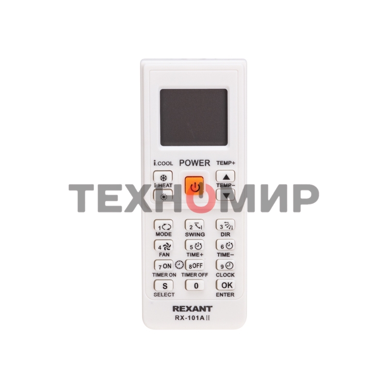 Универсальный пульт дистанционного управления Rexant для кондиционеров (RX-101AII)
