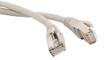 Кабель Patch cord LANMASTER TWT-45-45-1.0/S-GY 10 PCS 1м FTP Cat 5e серый