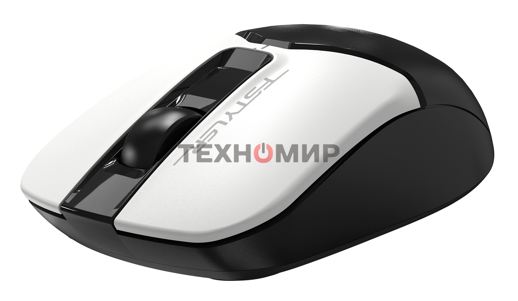Мышь беспроводная A4Tech Fstyler FG12S белый/черный, 1200 dpi, радиоканал, USB, кнопки - 3