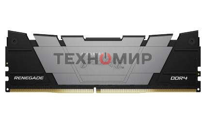 Оперативная память Kingston Fury Renegade, DDR4, 32Gb (2x16Gb), 3600MHz, CL16, DIMM, с радиатором, черный