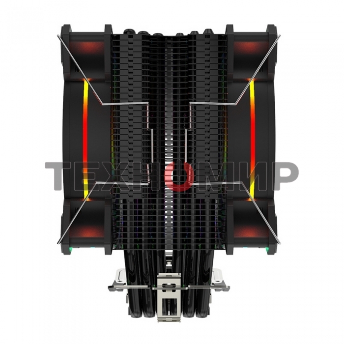 Кулер для процессора Alseye H120D черный, 120 мм, алюминий/медь, 2000 об/мин, 35.5 дБ, 4 pin, 200 Вт, 154 мм
