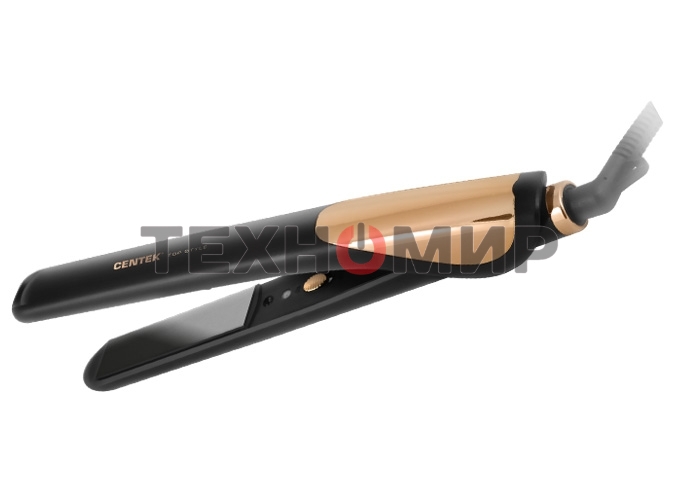 Выпрямитель для волос Centek CT-2023 25Вт LED, пластины 85х22 мм с керам. покрытием, быстр нагрев до 220°