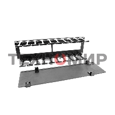 Органайзер кабельный горизонтальный с пластиковыми пальцами 19