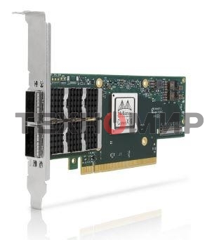 Сетевая карта Mellanox ConnectX-6 VPI adapter card, 100Gb/s (HDR100, EDR IB and 100GbE), dual-port QSFP56, PCIe3.0/4.0 x16, tall bracket