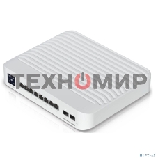 Коммутатор Ubiquiti UniFi Switch Pro 8 PoE PoE-коммутатор, 8х 1G RJ45, 2х 10G SFP+, раздача 120 Вт