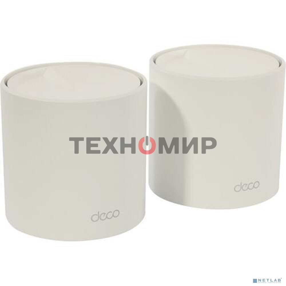 Бесшовный Mesh роутер TP-Link Deco X50(2-Pack) AX3000 10/100/1000BASE-TX