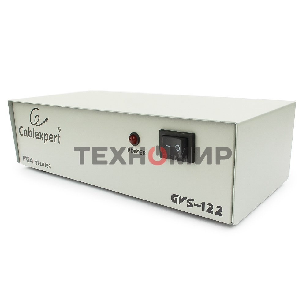 Разветвитель GVS122 Разветвитель сигнала VGA на 2 монитора (Gembird)