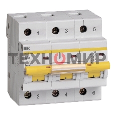 Авт. выкл. IEK MVA40-3-063-D ВА47-100 3Р 63А 10кА х-ка D IEK