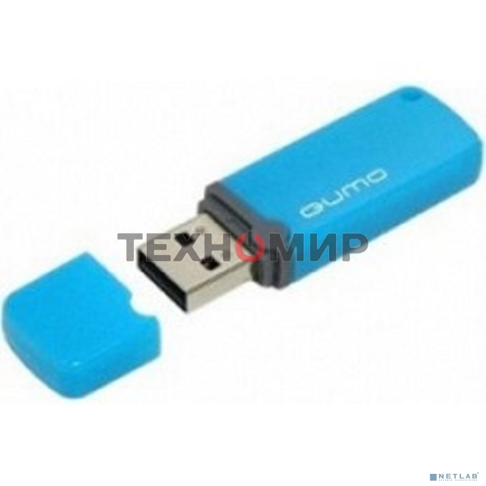 Флешка USB QUMO 8Gb, Optiva 02 синий QM8GUD-OP2-blue