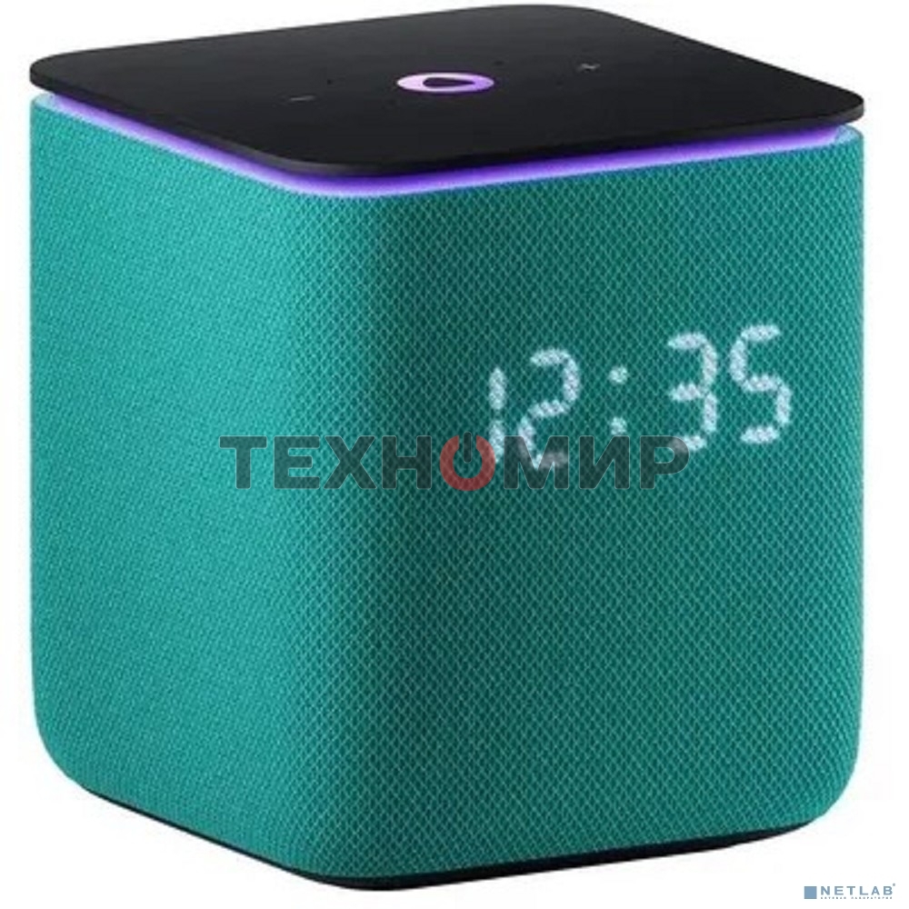 Умная колонка Яндекс Станция Миди, ZigBee, 24Вт, с голосовым ассистентом Алиса на YaGPT, изумрудный