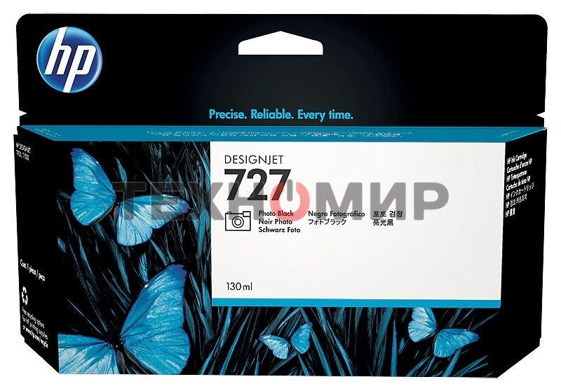 Картридж струйный HP 727 B3P23A черный для HP DJ T920/T1500 (130мл)