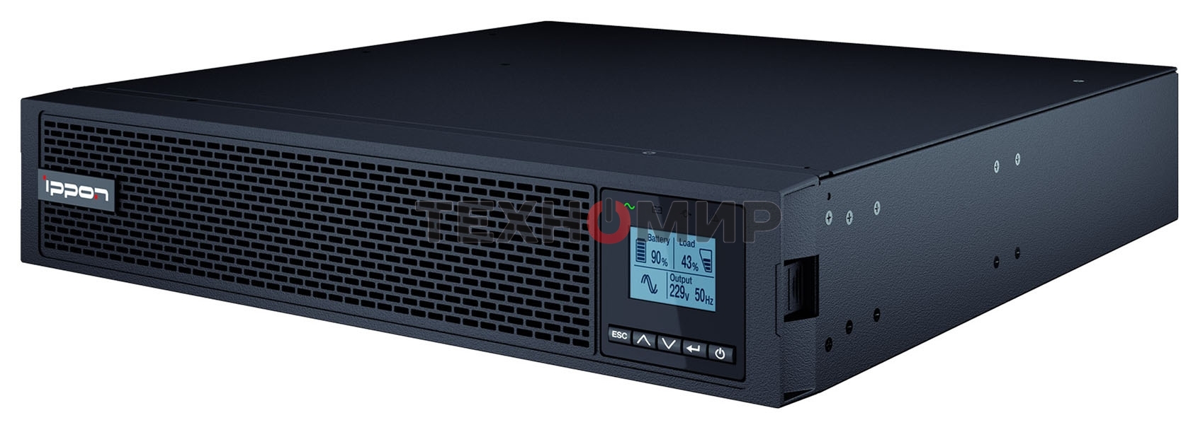 Источник бесперебойного питания Ippon Innova RT II 1500 1500Вт 1500ВА черный