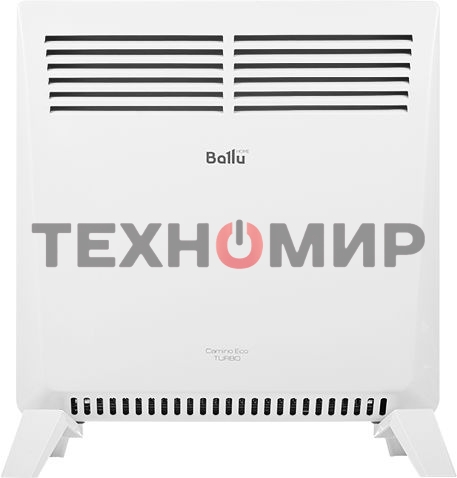 Конвектор электрический Ballu Camino Eco Turbo BEC/EMT-1000 белый, 1000 Вт, 15 м2, термостат