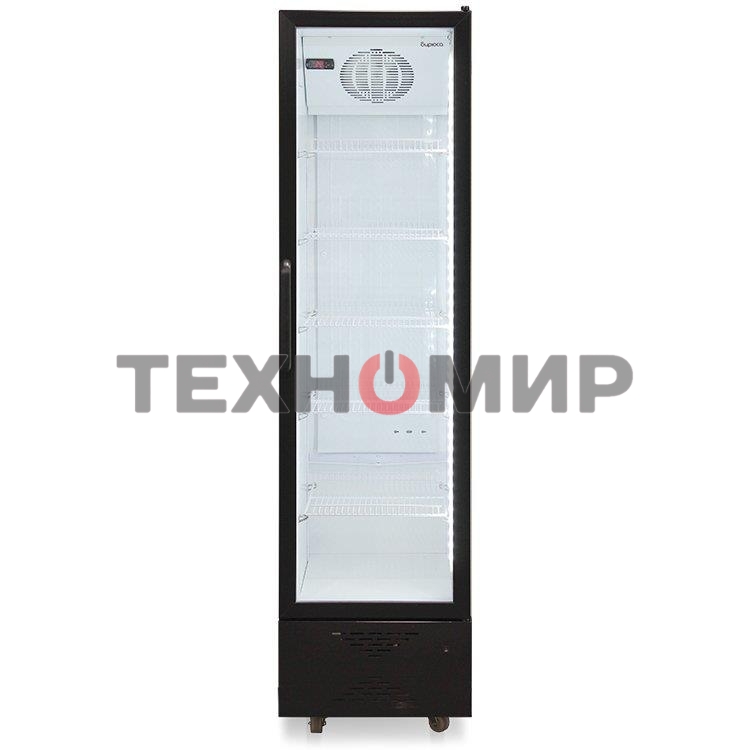 Холодильная витрина Бирюса Б-B300D черный однокамерный 345 л
