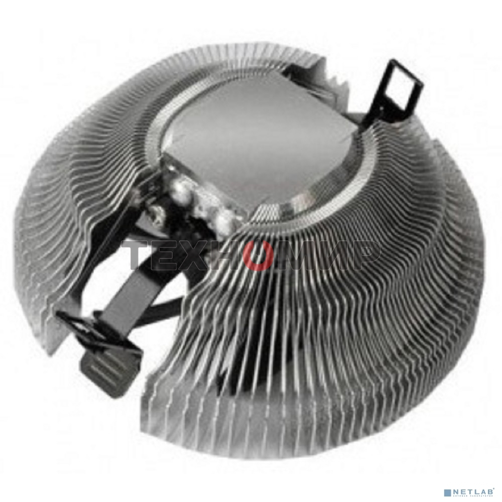 Кулер PCCooler E80 серебристый 75мм алюминий 2200rpm 22db 3-pin 65W