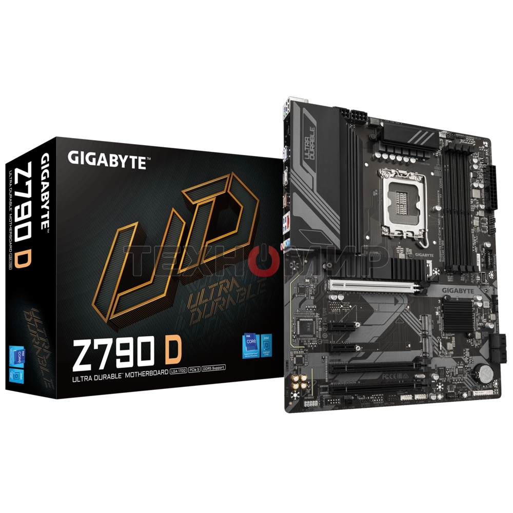 Материнская плата Gigabyte Z790 D, LGA 1700, Intel Z790, 4xDDR5, 4xSATA, 3xM.2, 1xPCI-E 3.0 x1, 1xPCI-E 4.0 x4, 1xPCI-E 5.0 x16, 1xHDMI, 1xDP, 1x 2.5Gb LAN, 4xUSB-A 2.0, 4xUSB-A 3.2 Gen 1, 1xUSB 3.2 Gen 2, 7.1, ATX
