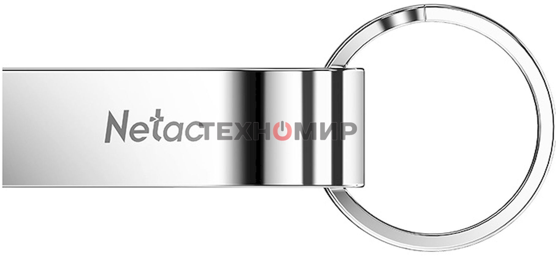 Флешка USB Netac U275 (NT03U275N-008G-20SL), 8Gb, USB 2.0, R/W 50/15, серебристый
