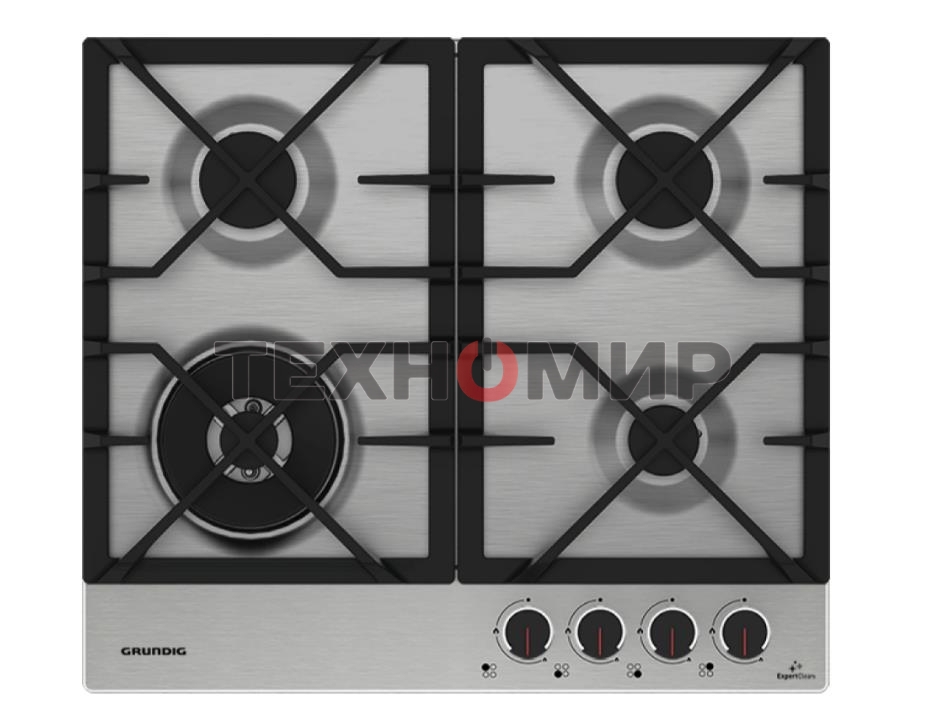 Газовая варочная панель GRUNDIG GIGA 6234260 XE нержавеющая сталь